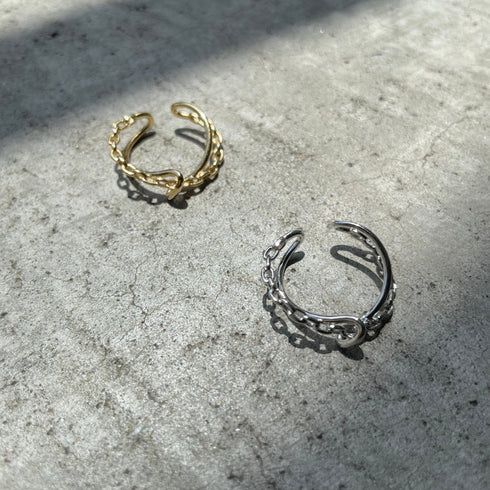 Double chain ring